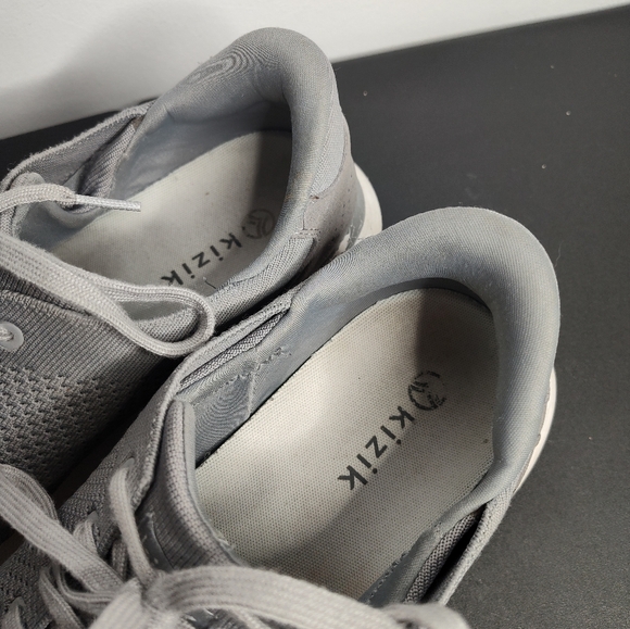 Kizik Mens Hands Free Lima Slip On Shoes Gray knit size 13 - Picture 2 of 9